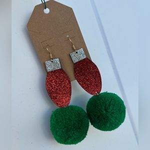 Pom earrings